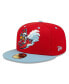 Фото #1 товара Men's Red Tri-City Dust Devils Light Blue Theme Night 59FIFTY Fitted Hat