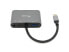 Фото #4 товара Equip USB-C 5 in 1 Multifunctional Adapter - Wired - USB 3.2 Gen 1 (3.1 Gen 1) Type-C - 100 W - Black - Grey - 5 Gbit/s - 4096 x 2160 pixels