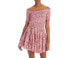 Фото #1 товара Poupette St. Barth Womens Soledad Cotton Mini Dress Pink Size Medium