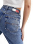 Фото #4 товара Tommy Jeans Julie high rise straight leg jeans in mid wash