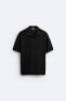 VERTICAL TEXTURED POLO SHIRT