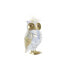 Decorative Figure DKD Home Decor White Golden Owl 6,5 x 7 x 13 cm