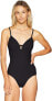 Фото #1 товара Seafolly Women's 171899 Solid One Piece Swimsuit Size 6