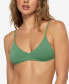 Фото #1 товара Juniors' Saltwater Solid Karmen Bralette Bikini Top