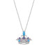 Charming Silver Princess Necklace CS00016RZML-P.CS (Chain, Pendant)