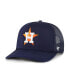Фото #1 товара Men's Navy Houston Astros Foamo Trucker Snapback Hat