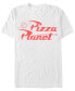 Фото #1 товара Men's Pizza Planet Short Sleeve Crew T-shirt