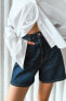 Z1975 HIGH-WAIST DENIM MOM SHORTS