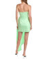 Фото #2 товара French Connection Florida Summer Strapless Mini Dress Women's Green 4