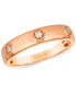Anywear Everywear® Nude Diamond Polished Band (1/10 ct. t.w.) in 14k Gold (Also Available in Rose Gold or White Gold)