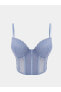 Фото #1 товара LCW DREAM Balenli Yarım Dolgulu Dantelli Bralet