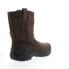 Фото #15 товара Merrell Strongfield LTR Pull On WP Composite Toe Mens Brown Wide Work Boots