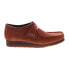 Фото #1 товара Clarks Wallabee 26162550 Mens Burgundy Nubuck Oxfords & Lace Ups Casual Shoes