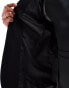 ASOS DESIGN slim linen mix suit jacket in black Chest 40 Regular - фото #10