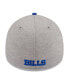 Фото #4 товара Men's Heather Gray, Royal Buffalo Bills Striped 39THIRTY Flex Hat