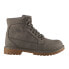 Фото #1 товара Lugz Mantle HI MMANTLHD-0823 Mens Gray Leather Lace Up Casual Dress Boots 9.5