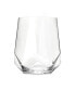 Фото #6 товара Raye Faceted Crystal Wine Glass, Set of 2, 20 Oz