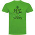 ფოტო #1 პროდუქტის KRUSKIS Keep Calm and Go Skiing short sleeve T-shirt