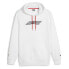 Puma F1 Logo Graphic Pullover Hoodie Mens White Casual Outerwear 62569302