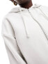 Фото #3 товара Cotton:On relaxed zip front hoodie in vintage white