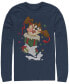 ფოტო #1 პროდუქტის Men's Looney Tunes Ripping Presents Long Sleeve T-shirt