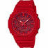 Часы унисекс Casio GA-2100-4AER Красный Многофункциональный