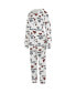 Фото #3 товара Пижама женская Concepts Sport Chicago Bears Docket Full-Zip Union Suit Cream