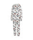 ფოტო #3 პროდუქტის Women's Cream Chicago Bears Docket Hoodie Full-Zip Union Suit