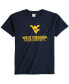 ფოტო #1 პროდუქტის Big Boys Navy West Virginia Mountaineers Crew Neck T-shirt