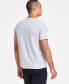 ფოტო #2 პროდუქტის Men's Smooth Cotton Solid Crewneck T-Shirt
