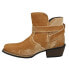 Фото #3 товара Justin Boots Elana Velvet Square Toe Womens Brown Casual Boots L9757