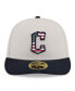 Фото #4 товара Men's Black Cleveland Guardians 2024 Fourth of July Low Profile 59FIFTY Fitted Hat