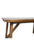 Фото #16 товара Carroll Wooden Dining Table With Trestle Style Base