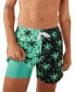 Фото #1 товара Men's The Throne Of Thighs Quick-Dry 5-1/2" Swim Trunks with Boxer-Brief Liner