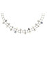 Rebl Jewelry echo Pearl Necklace Серебристый, 16 inches - фото #2