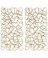 Фото #1 товара In The Loop 2-Pc. Gold-Finish Wall Art Set