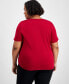 Plus Size Solid Essentials Active Tee, Created for Macy's