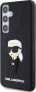 Karl Lagerfeld Oryginalne Etui KARL LAGERFELD Hardcase KLHCS24S3DRKINK do SAMSUNG S24 (3D RUBBER IKONIK NFT) czarny