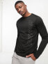 Фото #1 товара Hummel mesh training top with long sleeves in black