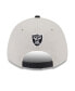 Фото #5 товара Men's Stone, Black Las Vegas Raiders 2023 NFL Draft 9FORTY Adjustable Hat