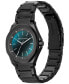 Фото #4 товара Часы и аксессуары ARMANI EXCHANGE Женские кварцевые черные наручные часы из нержавеющей стали 34 мм
