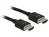 Фото #3 товара Разъем и переходник HDMI Type A (Standard) Delock 1 м - 3D - 48 Gbit/s Черный