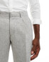 Фото #2 товара Shelby and Sons tailored trouser in light grey co-ord