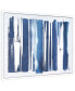 Фото #4 товара Cobalt Streaks 1 Textured Glitter Hand Painted Canvas Wall Art, 40" x 30"