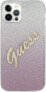 Фото #3 товара Guess Etui Guess GUHCP12MPCUGLSPI Apple iPhone 12/12 Pro różowy/pink hardcase Glitter Gradient Script