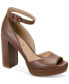 Фото #1 товара Women's Reemaa Peep Toe Block Heel Platform Sandals, Created for Macy's