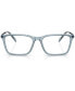 ფოტო #4 პროდუქტის Men's Rectangle Eyeglasses, AX3077