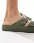 Фото #3 товара Jack & Jones moulded double strap sandal in khaki