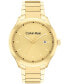Фото #1 товара Часы Calvin Klein 3H Quartz Gold Tone Stainless Steel Watch 43mm
