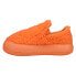 Фото #3 товара Puma Suede Mayu SlipOn Platform Womens Orange Sneakers Casual Shoes 384887-04